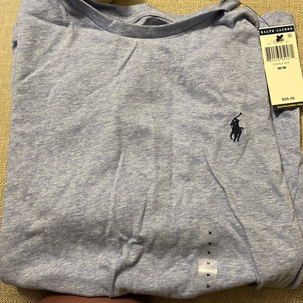 Short Sleeve Polo Shirt — baby blue